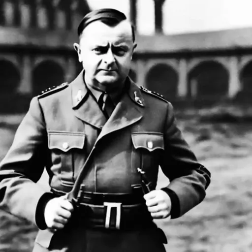 Prompt: Anthony Albanese   nazi ss mp40

  

