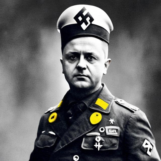 Prompt: Anthony Albanese as nazi Azov     battalion Bandera ss


  

