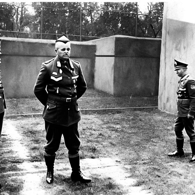 Prompt: Anthony Albanese   nazi ss officer       gas chamber

  

