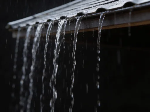 Prompt: Create a 4K 16:9 cinematic rain overlay video with fully transparent alpha background. Show heavy rainwater dripping and streaming straight down, as if falling from the edge of a rooftop, but do NOT show the roof. Only the water droplets and streams should be visible. No objects, no environment, no textures. Smooth continuous motion, loop-friendly, high frame rate, clean edges, perfect for compositing into deep sleeping rain videos.