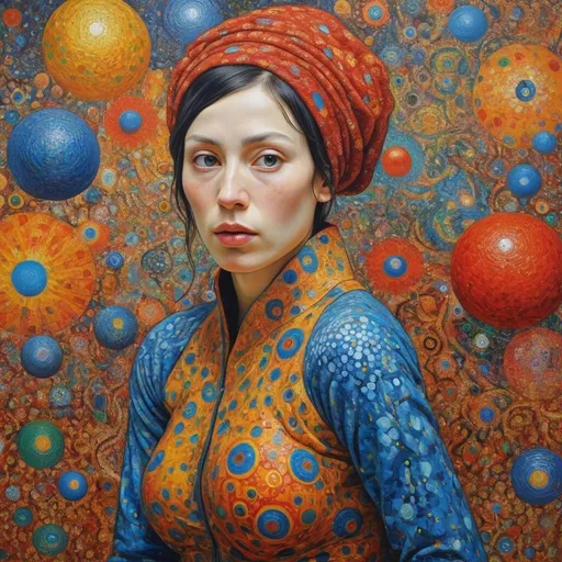 Prompt: The most beautiful painting highly detailed extremely detailed oil on canvas crisp quality colourful Picasso Van Gogh no text klimt Alex Grey Bridget Riley Yayoi Kusama Figurative Art murakami  extremely detailed background