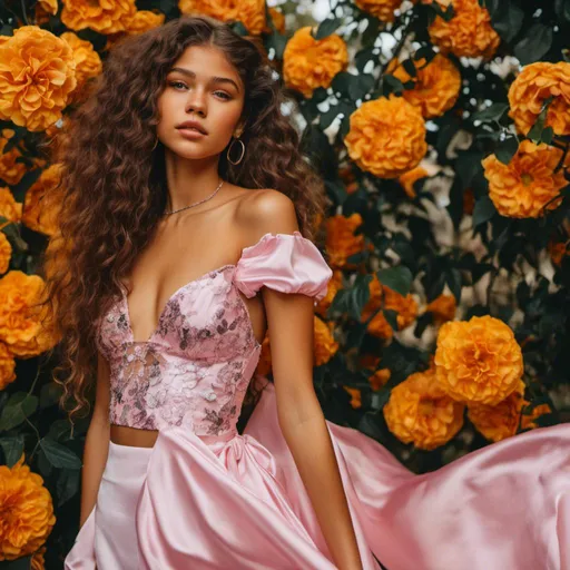 Prompt: <mymodel>Black Zendaya, 18-year-old Instagram model, 8k photo, award-winning, intricately detailed, professional photography, high-quality, realistic, detailed facial features, stylish fashion, vibrant colors, natural lighting