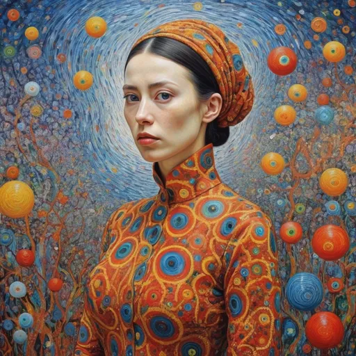 Prompt: The most beautiful painting highly detailed extremely detailed oil on canvas crisp quality colourful Picasso Van Gogh no text klimt Alex Grey Bridget Riley Yayoi Kusama Figurative Art murakami  extremely detailed background