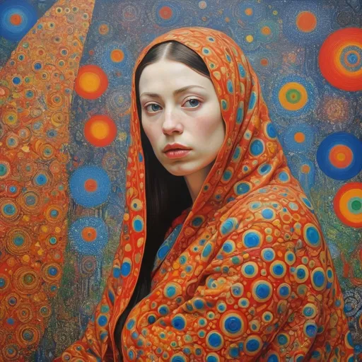 Prompt: The most beautiful painting highly detailed extremely detailed oil on canvas crisp quality colourful Picasso Van Gogh no text klimt Alex Grey Bridget Riley Yayoi Kusama Figurative Art murakami  extremely detailed background