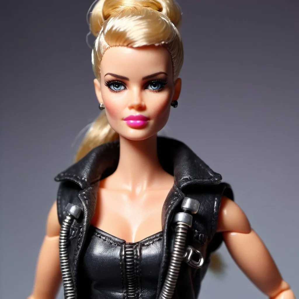 Prompt: Mad max barbie 