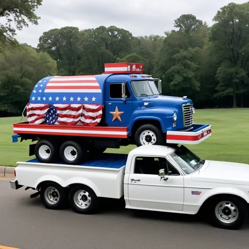 Prompt: Septic truck convertible with Trump in it. JFK vibes