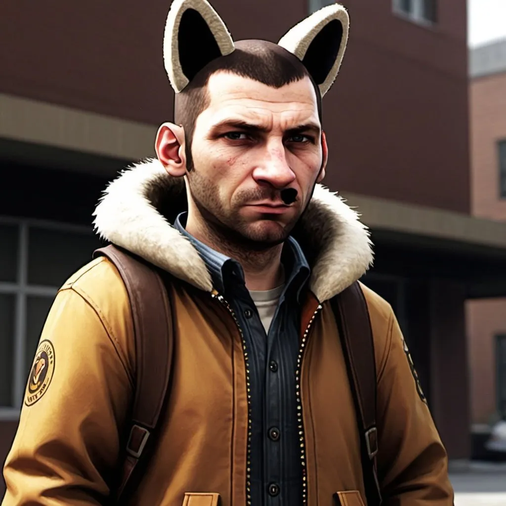 Niko Bellic as a furry