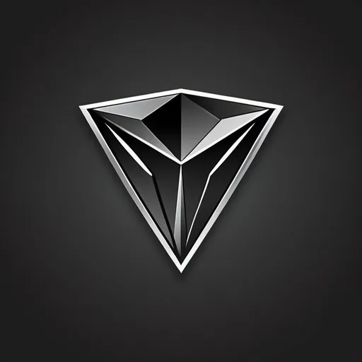 Prompt: profile logo for telegram channel, Black Diamond English Academy, Kooroush, black diamond design, sleek and professional, high quality, detailed shading and highlights, modern and minimalist, logo, profile picture, branding, highres, sleek design, professional, detailed shading, modern, minimalist