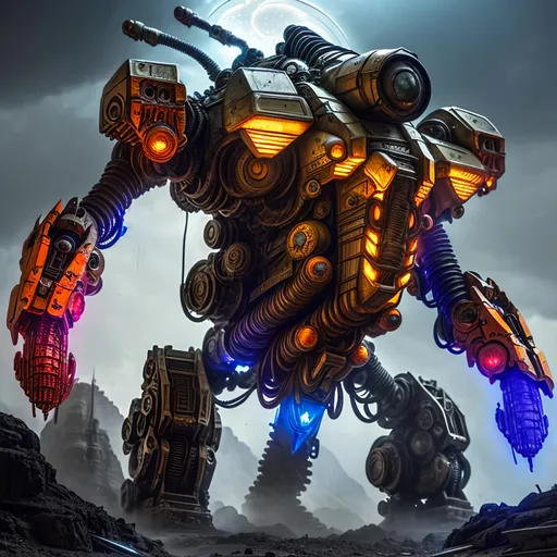 Prompt: Gypsy Danger, high quality, detailed mech design, dynamic pose, intricate mechanical details, futuristic sci-fi setting, atmospheric lighting, high angle, intense battle scene, realistic metallic textures, vibrant colors, professionally rendered, ultra-detailed, intense battle scene, sci-fi, futuristic, detailed mech design, atmospheric lighting, UE5, 3DRender, 2 passes, 
