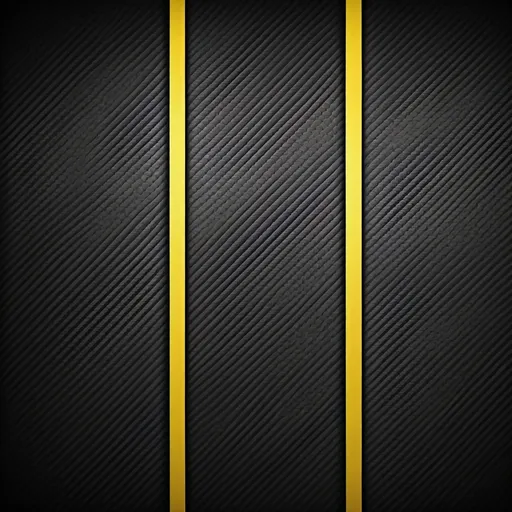 Prompt: carbon fiber textured background, (sleek) black surface, (aggressive) yellow stripes, (dynamic) minimalist design, high contrast, (ultra-detailed), modern aesthetic, (smooth) finish, accentuated texture, contemporary style, professional appearance, appeal to automotive enthusiasts, visually striking composition.