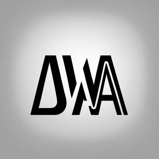 Prompt: 'Da3wa' create a logo for this word just a word without any background color only word nothing else to be like typography

