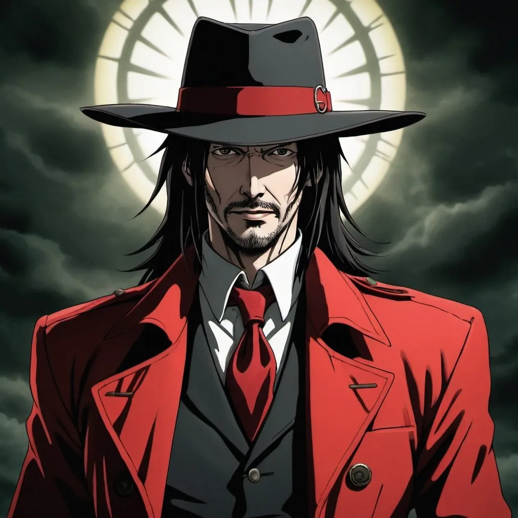 Keanu Reeves as Alucard from Hellsing anime