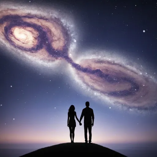 Prompt: just you and me, to infinity