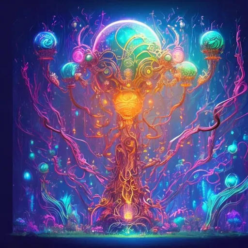 Prompt: Fantasy animation of an electrion, vibrant and glowing energy, mystical forest setting, magical orb emitting bright light, detailed metallic body with intricate designs, energetic and dynamic pose, high quality, fantasy, vibrant colors, mystical, detailed design, energetic pose, glowing, magical lighting