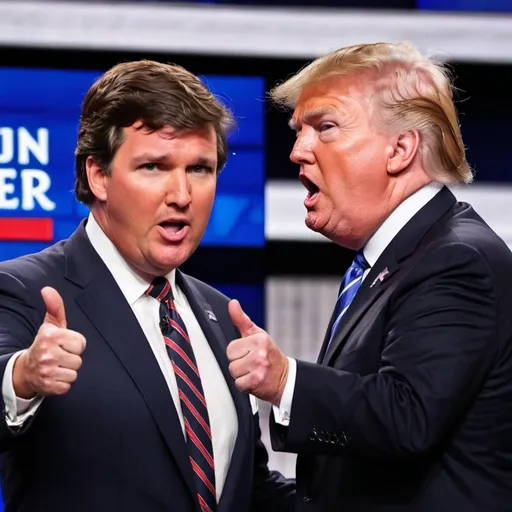 Prompt: Trump Beelines For Tucker Carlson At RNC — Indeed Some time recently Welcoming His VP Choose JD Vance.