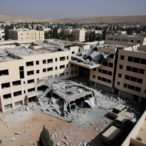 Prompt: Israeli attack on al-Jaouni school kills 18, including six UN staffers