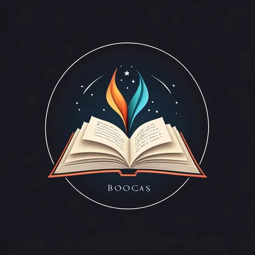 Prompt: book logo