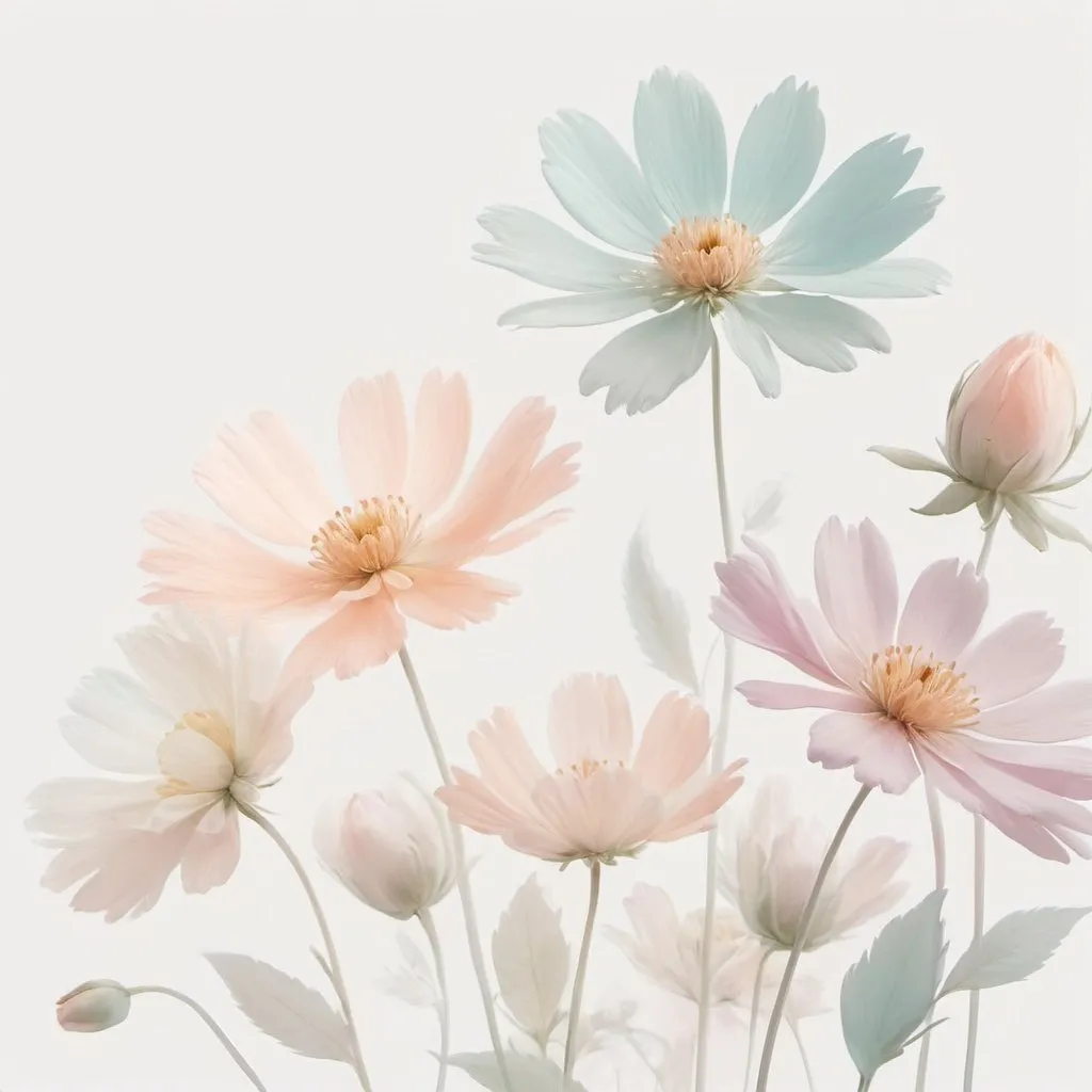 light color flowers wallpaper