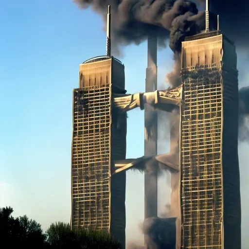 Prompt: twin towers attacks 2001