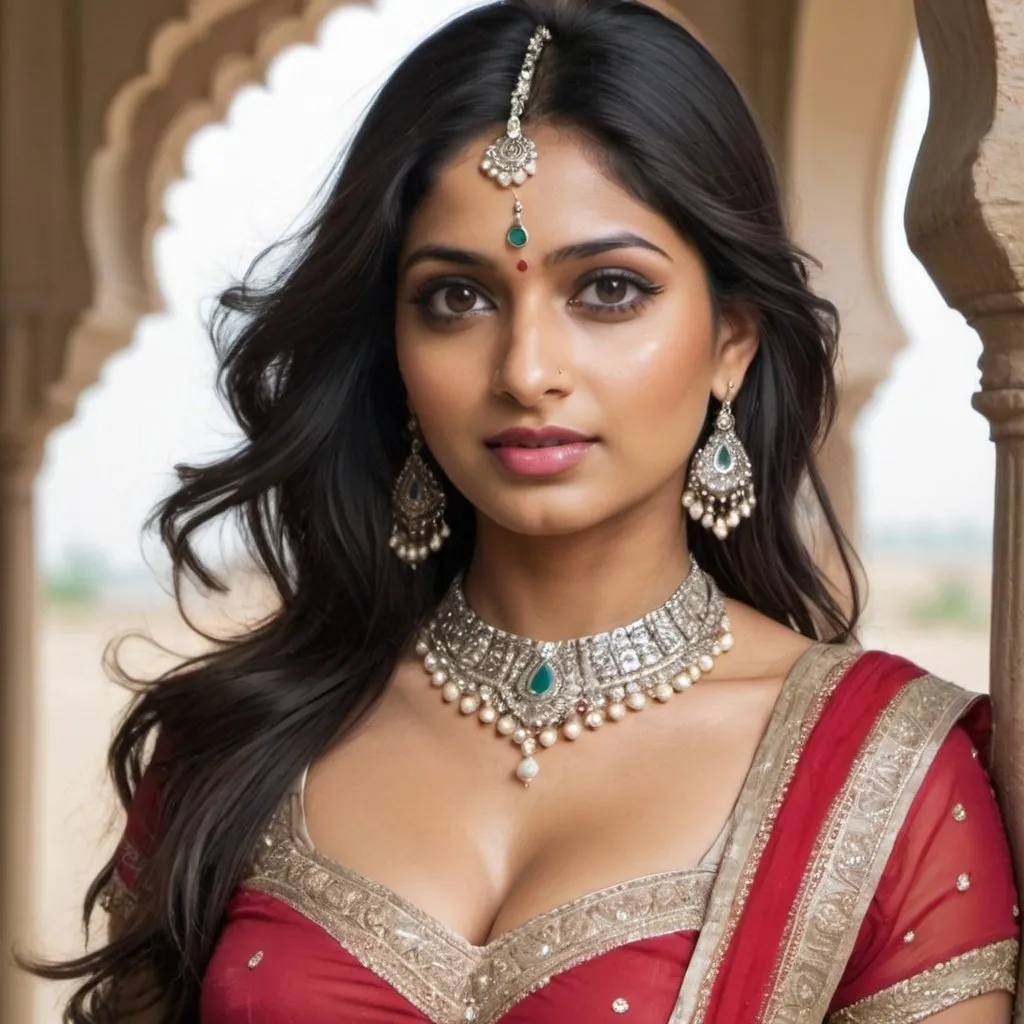 Prompt: creat a super beautiful indian woman in full figure 