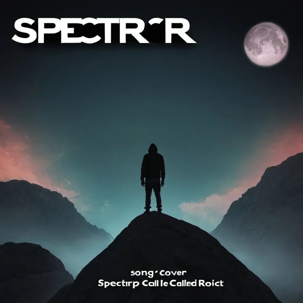 Prompt: A song cover for a rock/rap song by someone called spectr