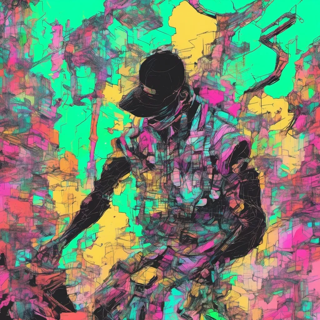 Prompt: draw me a blackman Producer make a trap beat