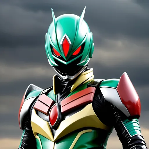 Prompt: Epic Sci-fi Kamen Rider entropy 