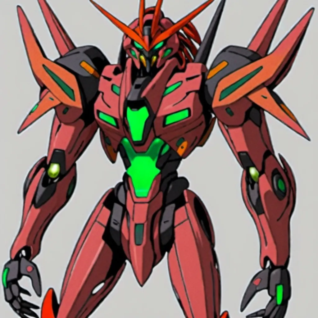 Prompt: Sci-fi Gundam mecha