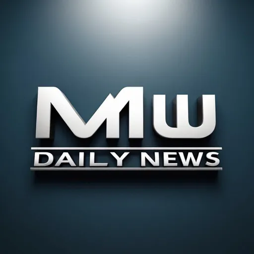 Prompt: 3D rendering of 'TMU Daily News' logo, professional design, polished finish, high-quality, sleek and modern, academic institution theme, prominent lettering, clean and clear font, realistic textures, professional lighting, cool tones, impactful visual presence