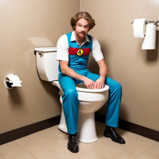 Prompt: adin ross as skibidi toilet