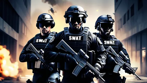 Prompt: S.W.A.T game youtube banner