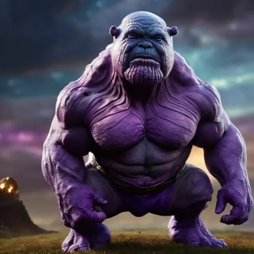 Prompt: thanos if he was a tardigrade
