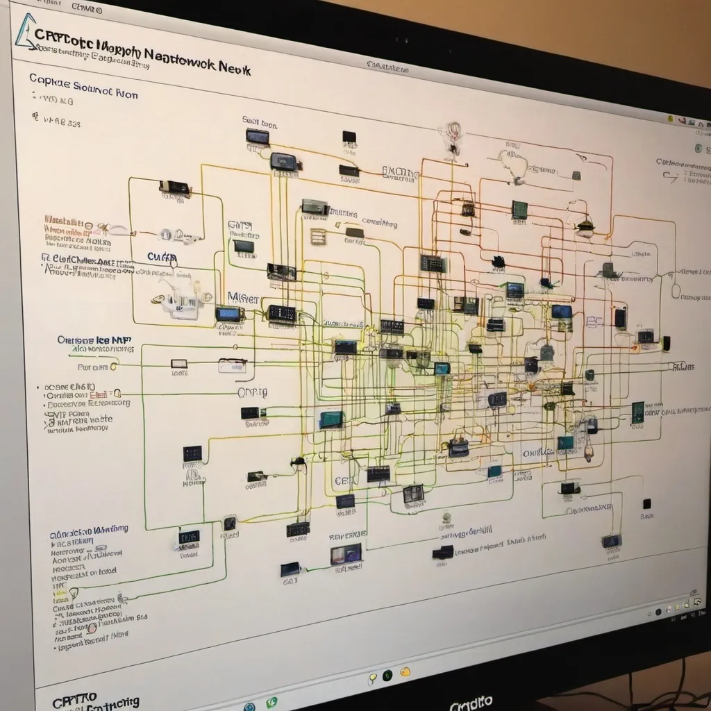 Prompt: Crpto mapping  for condo cryptogenic  network mapping things links and operating through it electronics stuff too