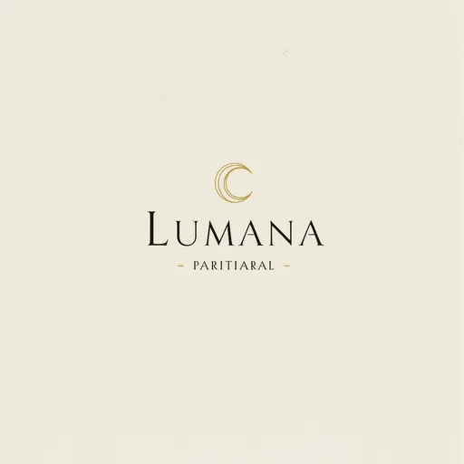 Prompt: “Design a minimalist and elegant logo for a spiritual wellness brand named ‘LUMANA’. The logo should convey alignment, intention, and evolution. Use soft, organic shapes (like a subtle crescent moon, a seed, or abstract waves) and a clean serif or handwritten font. The color palette should include earthy tones like beige, lavender, sand, or muted gold. The overall feel should be calming, premium, and emotionally resonant — like a ritual or a moment of inner stillness. No clutter, no icons that feel commercial. Keep it pure, soulful, and intentional.”

