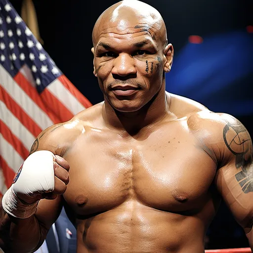 Prompt: american mike tyson


