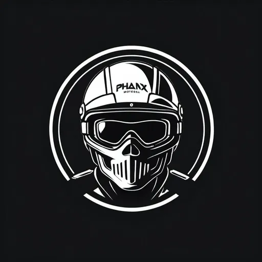 Prompt: MINIMALIST LOGO PHALANX MOTORCYCLING PROTECTION