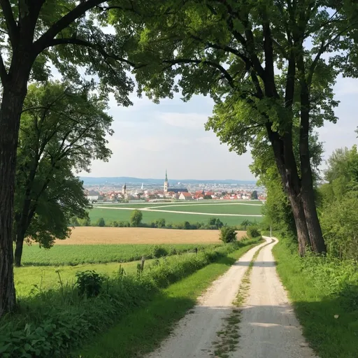 Prompt: lovely countryside Vienna