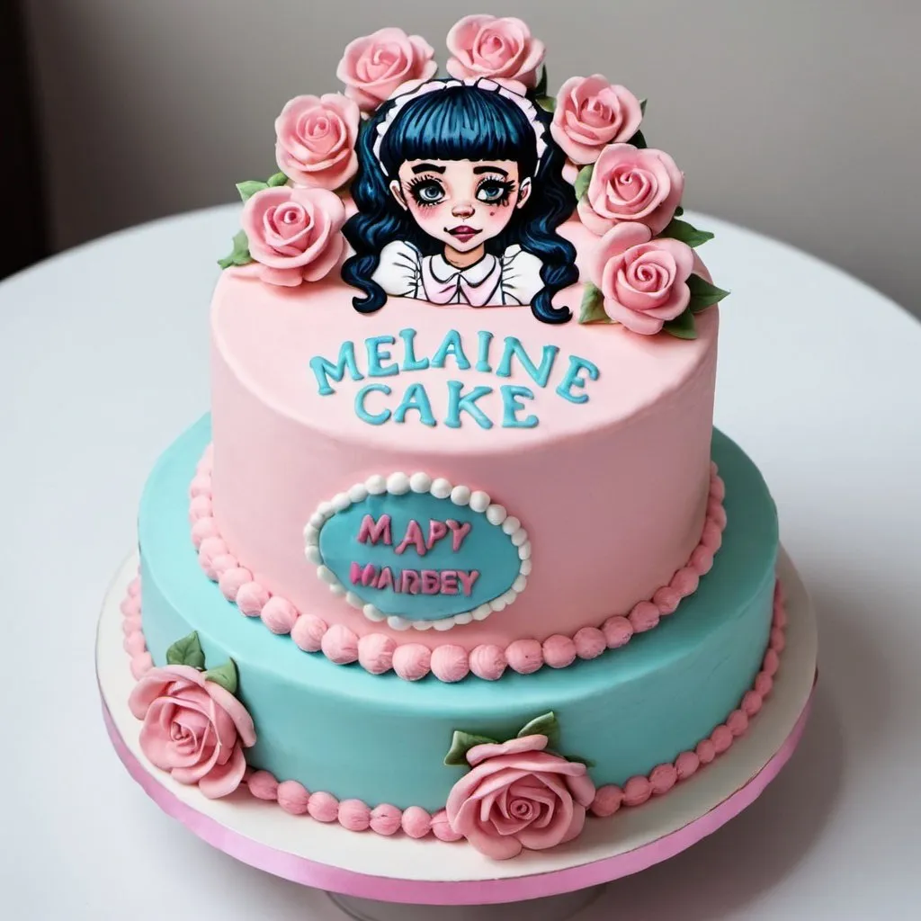 Prompt: Melanie Martinez   cake


