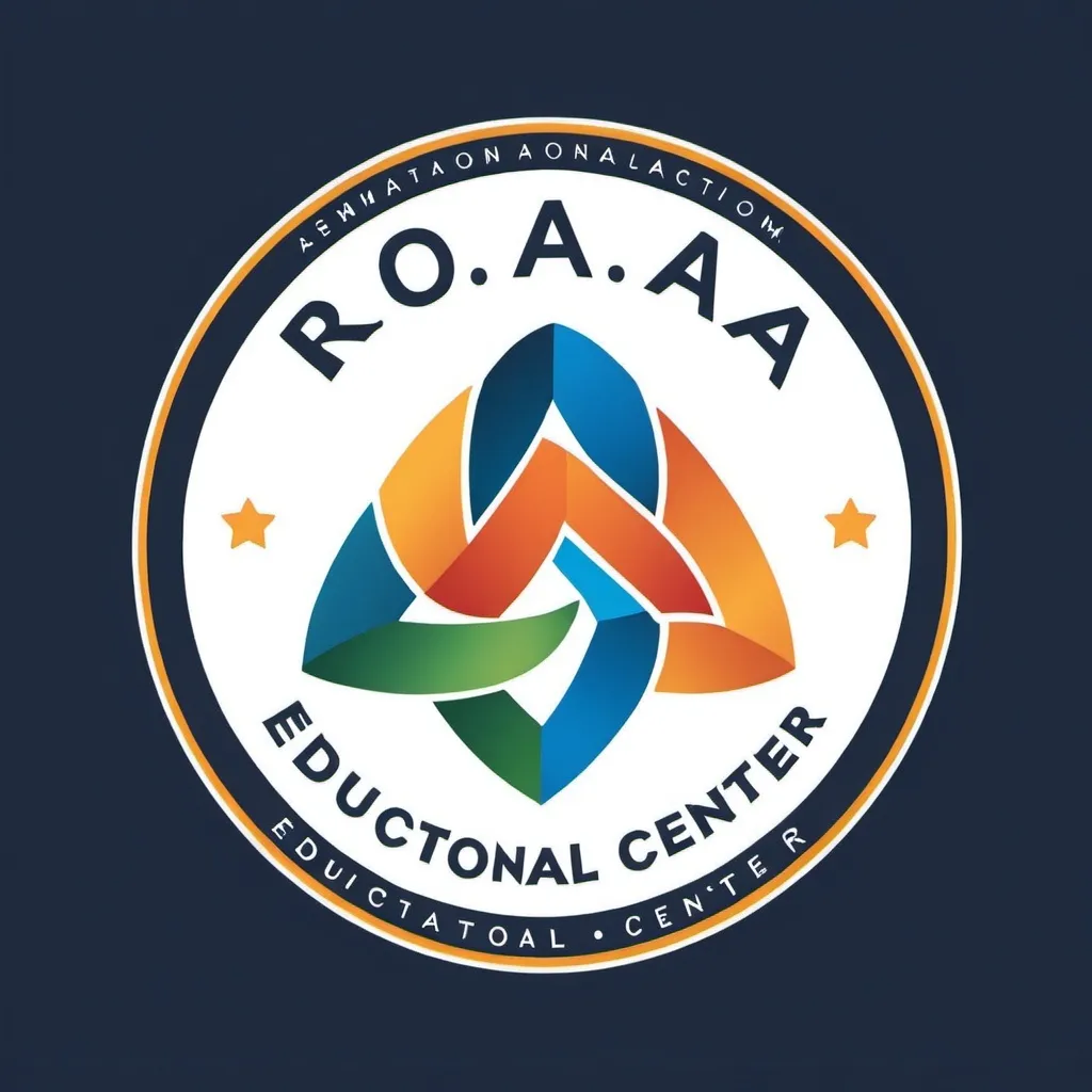 Prompt: I want a logo for an educational center, “Roaa Educational Center.”