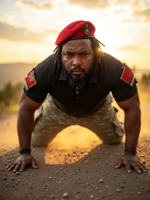 Prompt: @L3giZHvE266ugHpaMxRR doing push ups