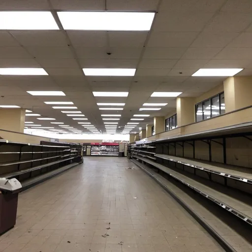 Prompt: Abandoned Safeway
