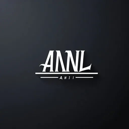 Prompt: Create logo with word "Anil"