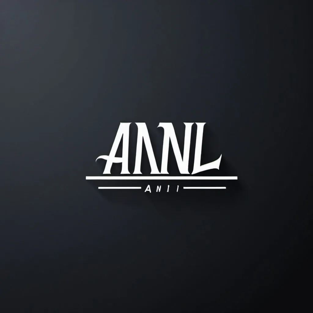 Prompt: Create logo with word "Anil"