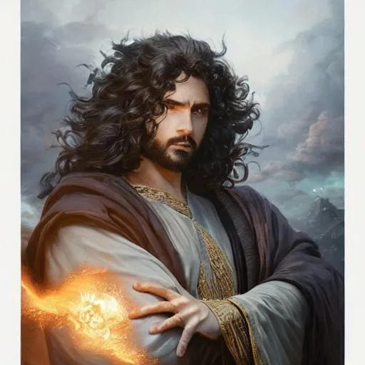 Prompt: Portrait of Hades with wavy hair and with cute face, nature, perfect composition, hyperrealistic, super detailed, 8k, high quality, trending art, trending on artstation, sharp focus, studio photo, intricate details, highly detailed, by greg rutkowski, Ancient Greece, beautiful