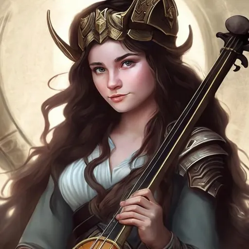 Prompt: Bard Daughter of Athena