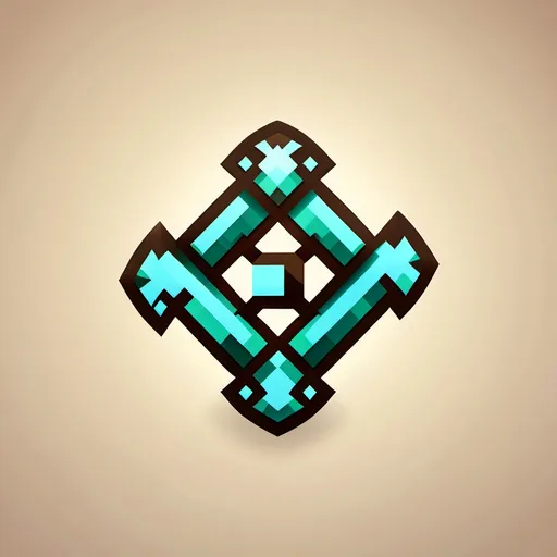 Prompt: A logo for a vanilla minecraft server