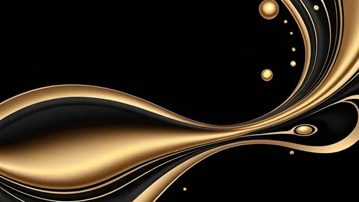 Prompt: Website Backdrop, black with gold accents, luxurious liquids flowing, looks as if it's mercury, planet Venus
