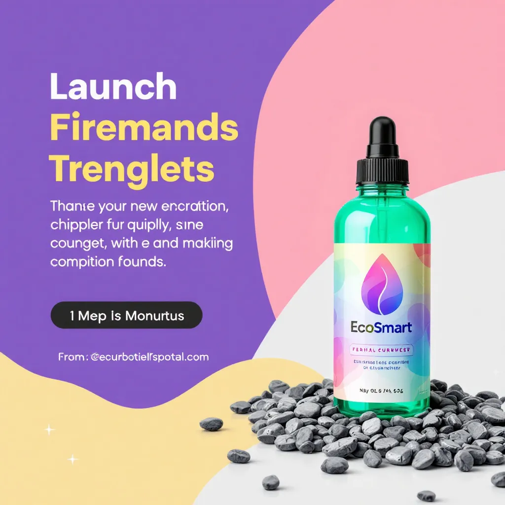 Prompt: Social media post ,New Product launch, EcoSmart bottle