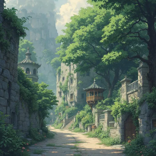 Prompt: Turn this image into ghibli style