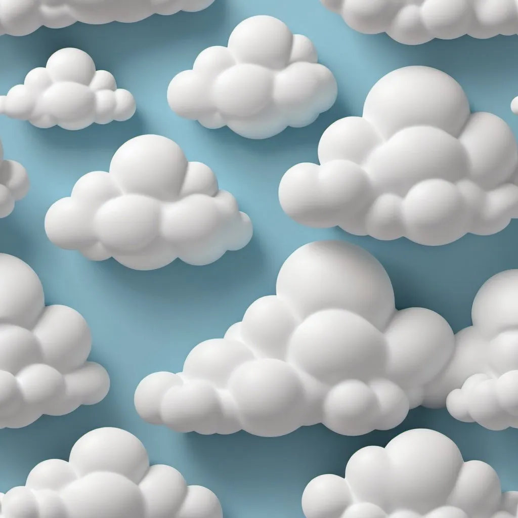 Prompt: cloud 3d soft texture